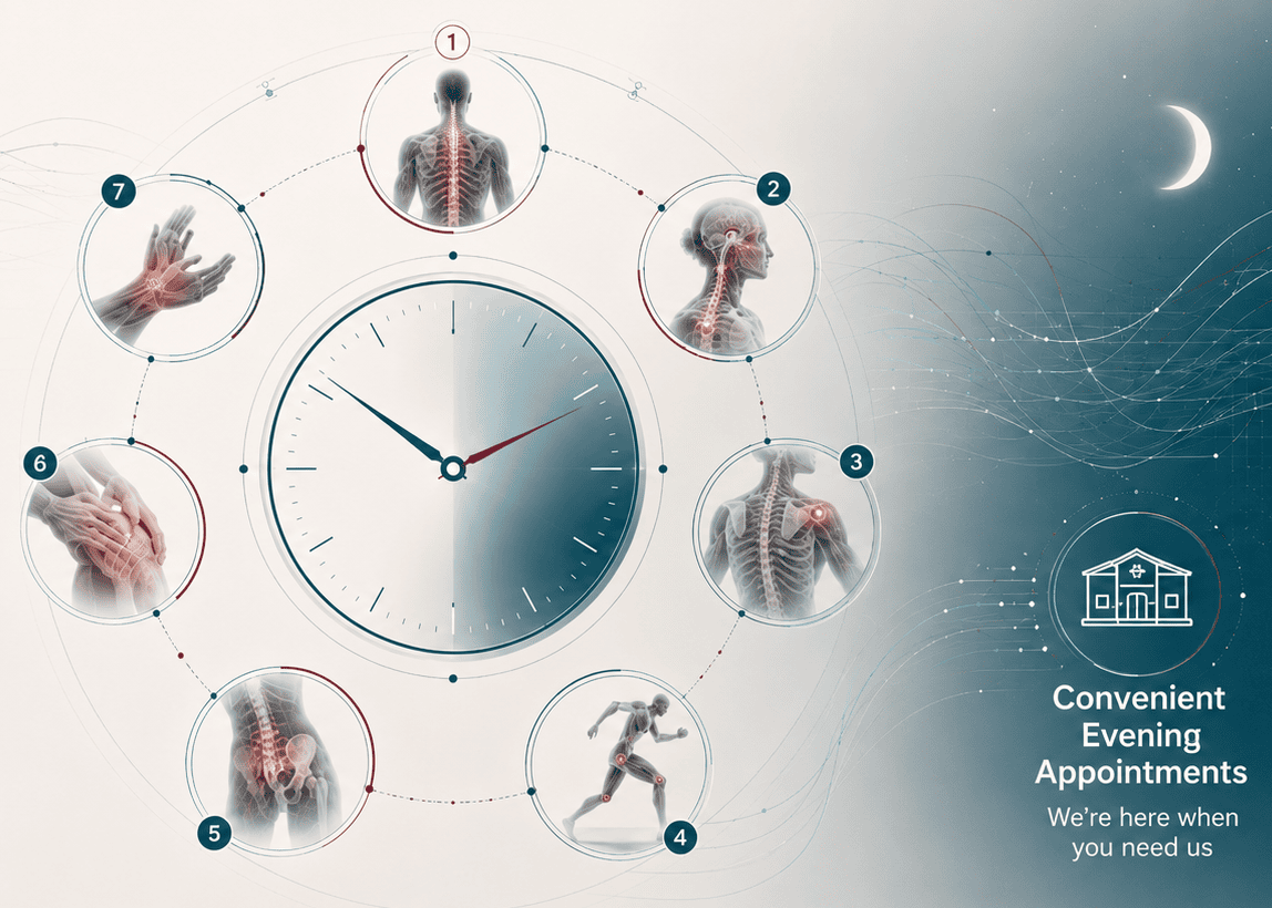 convenient opening times for Lee Green Osteopath & Chronic Pain Rehab
